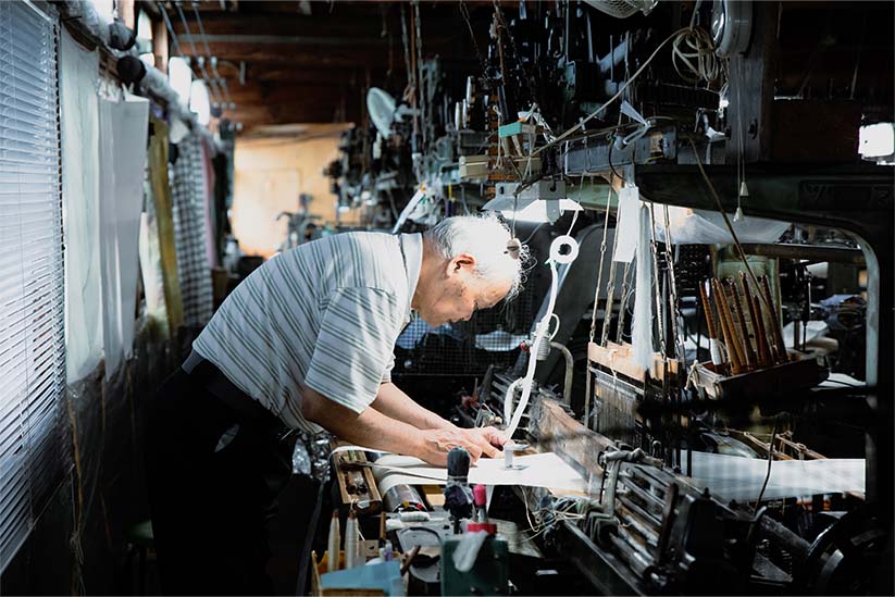 白根澤の工房の風景