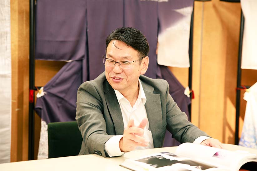 和田光正氏について語る全央社長