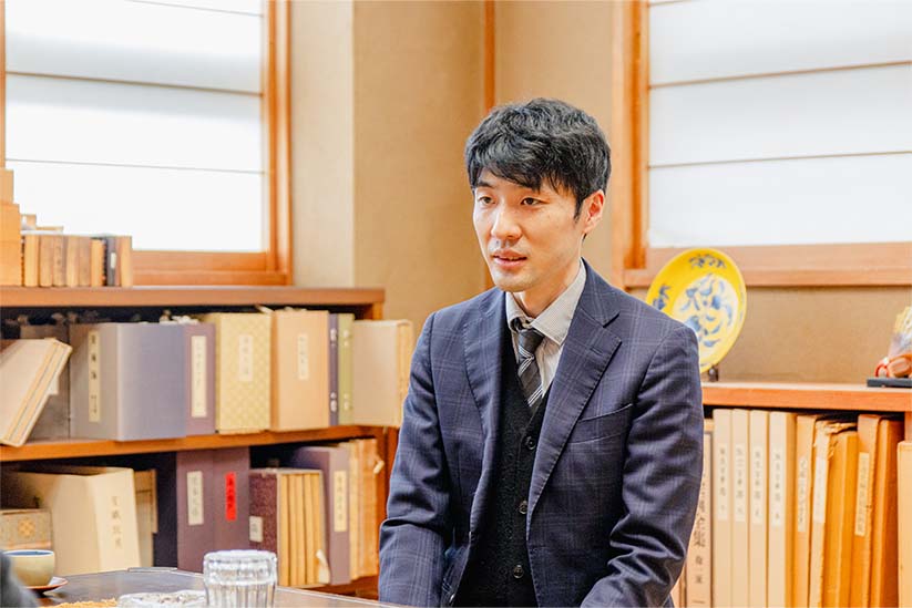 小森織物_営業の小森一彌氏