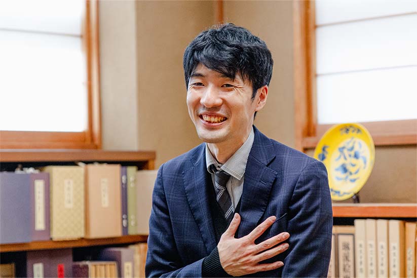 小森織物_営業の小森一彌氏
