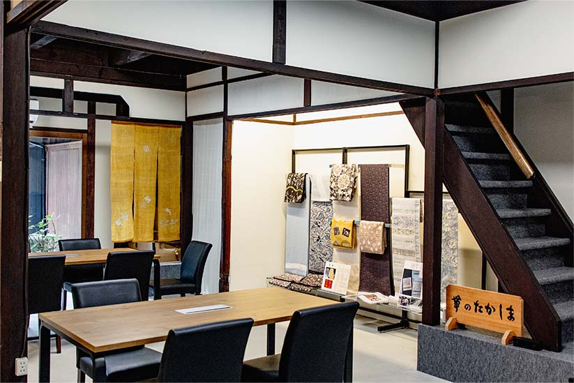 髙島織物_百代織染館